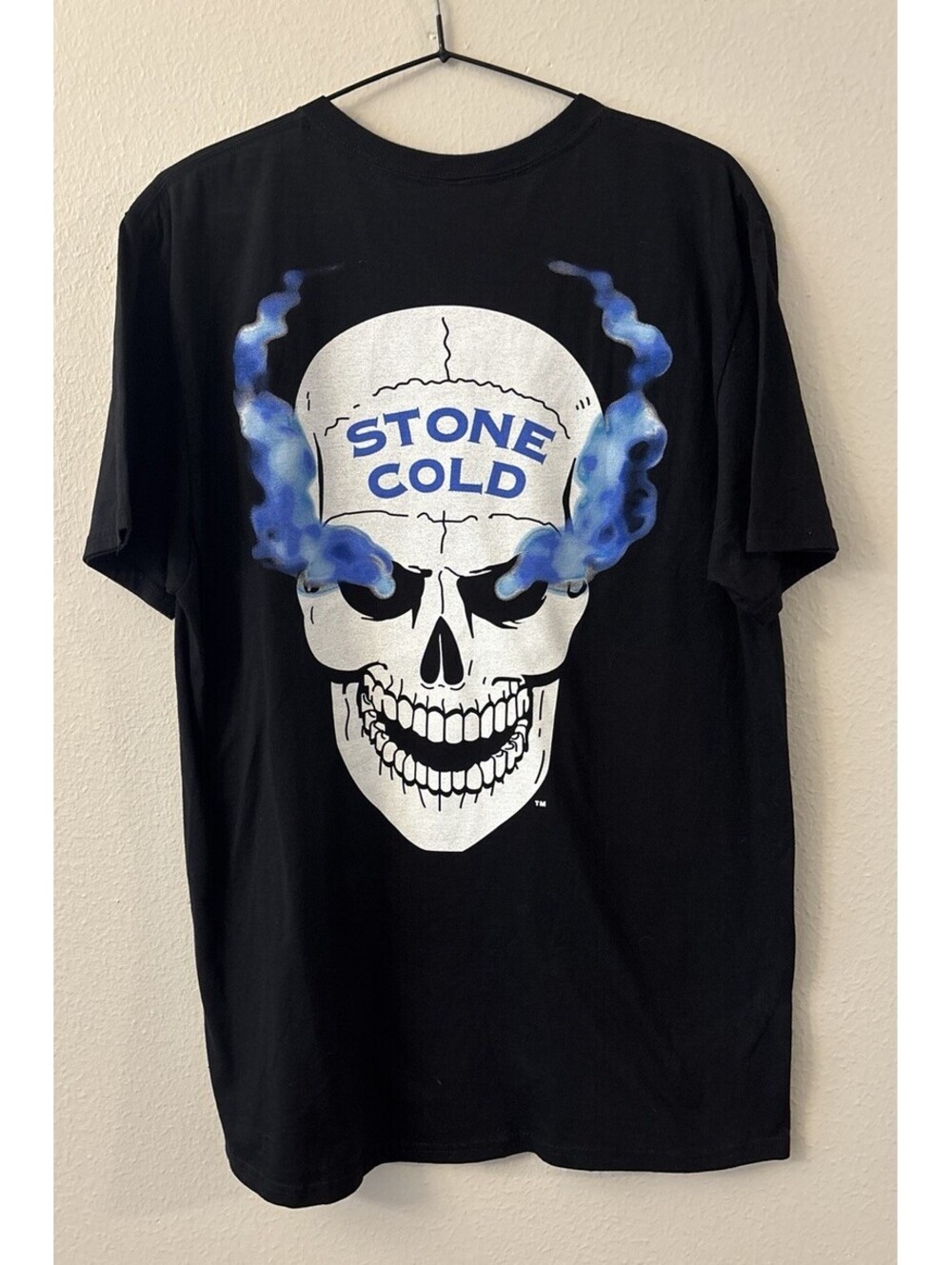 Vtg Stone Cold Steve Austin What? WWE Wrestling Skull Sz L T-Shirt